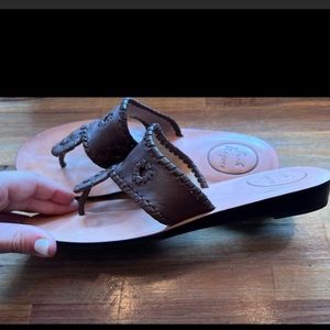 Barely worn Jack Roger’s Demi wedge Brown Sandals. Perfect for Spring!